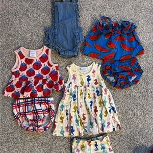 Hanna Andersson Kids Dresses - Red, Blue, Yellow